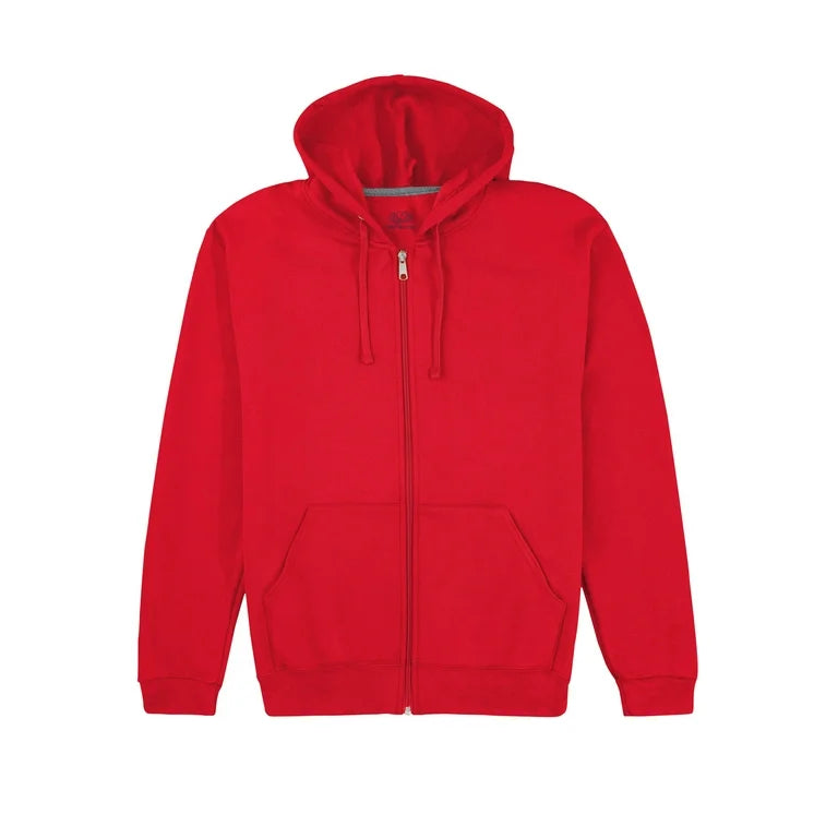 Men's Eversoft Fleece Hoodie, Moisture Wicking & Breathable, Full Zip Hooded Sweatshirt